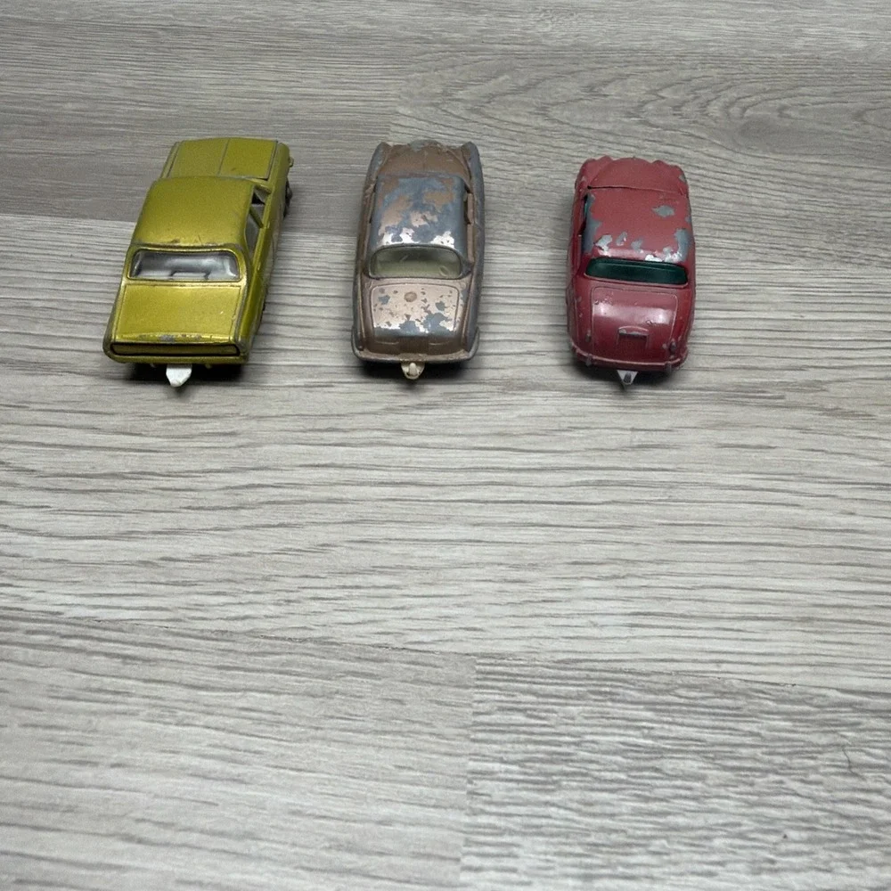 Matchbox Lesney No. 65 Jaguar 3.4 Litre, No. 28 Jaguar MK10, No.36 Opel Diplomat